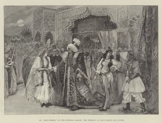 Barbablù, al Crystal Palace, il matrimonio di Barbablù e Fatima